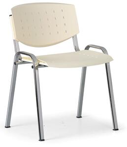 Antares Krzesło konferencyjne TONY, kremowy - kolor konstrucji chrom