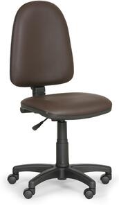 EUROSEAT Krzesło robocze TORINO bez podłokietników, brązowy
