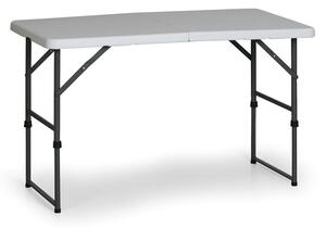 Stół cateringowy 1220 x 610 mm, składany blat stołu