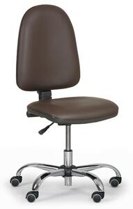 EUROSEAT Krzesło robocze TORINO, brązowy