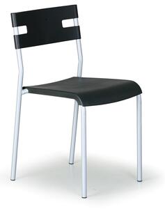 Krzesło kuchenne LINDY, czarny