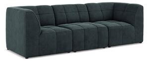 Niebieska aksamitna sofa 255 cm Aloha – Makamii