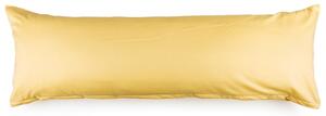 Poszewka na poduszkę relaksacyjna Mąż zastępczy, żółty, 45 x 120 cm