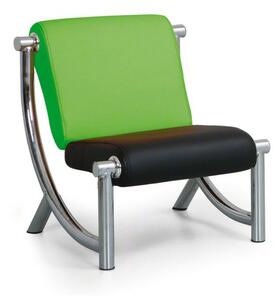 Fotel JAZZY II, zielony/czarny