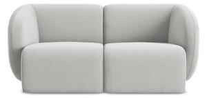 Jasnoszara aksamitna sofa 174 cm Lani – Makamii