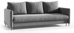 Skandynawska sofa do salonu BELIS - szary / R91