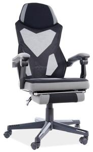 Krzesło biurowe z podnóżkiem Q-939
