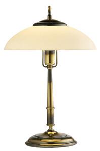 Klasyczna lampa do gabinetu ONYX stojąca retro lampka patyna połysk - patyna połysk