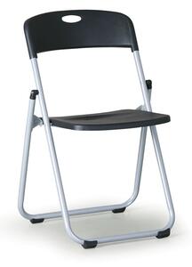 Krzesło składane CLACK, czarne
