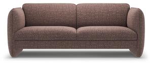 Brązowa sofa z tkaniny szenilowej 204 cm Georgia – Micadoni