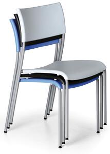 Plastikowe krzesło kuchenne FOREVER, niebieskie