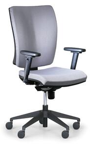Antares Krzesło biurowe LEON PLUS, szary - z podłokietnikami