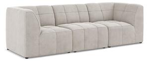Beżowa aksamitna sofa 255 cm Aloha – Makamii