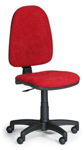 Biurowe krzesło TORINO bez podłokietników - czerwone