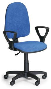 Krzesło biurowe TORINO z podłokietnikami, szare