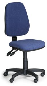 Krzesło biurowe ALEX bez podłokietników - niebieske