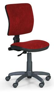 Biurowe krzesło MILANO II bez podłokietników - czerwony