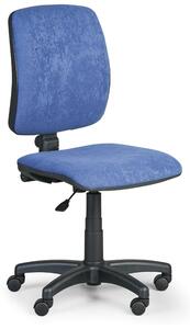 Krzesło biurowe TORINO II bez podłokietników, niebieske