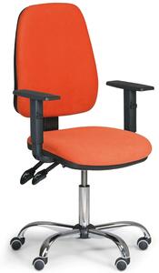 EUROSEAT Krzesło biurowe ALEX - pomaranczowe