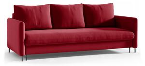 Elegancka sofa tapicerowana do salonu BELIS - czerwony / R61