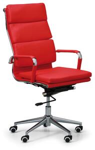Fotel biurowy KIT, czerwony