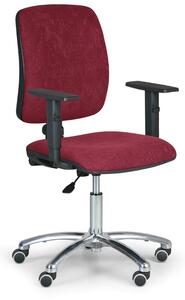 EUROSEAT Krzesło biurowe TORINO II - czerwone