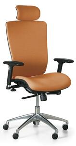 Krzesło biurowe LESTER F, pomarańczowy