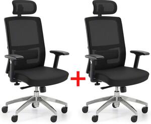 Krzesło biurowe NED MF 1+1 GRATIS, czarene