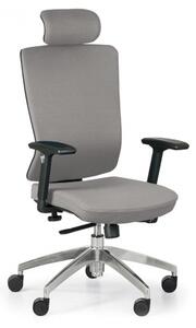 Krzesło biurowe NED F 1+1 GRATIS, szary