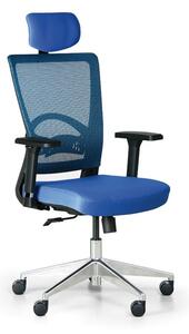 Krzesło biurowe AVEA, niebieski