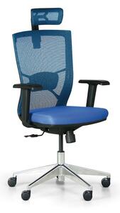 Krzesło biurowe DESI, niebieski