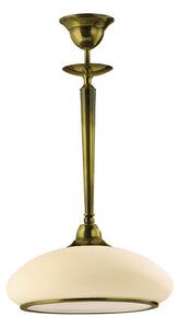 Antyczna lampa wisząca AGAT żyrandol nad stół do salonu patyna matowa - patyna matowa