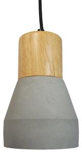 Wisząca lampa kuchenna ST-5220-grey betonowy zwis nad stół szary - szary