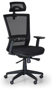 Krzesło biurowe ALMERE, czarne