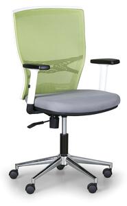 Krzesło biurowe HAAG, zielone/szare