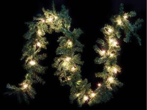 Dekoracja świąteczna - girlanda z oświetleniem LED, 2,7m²