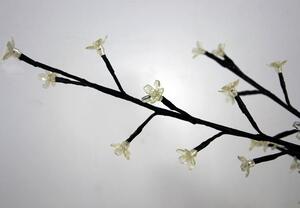Oświetlenie dekoracyjne LED - drzewo z kwiatami, chłodne białe