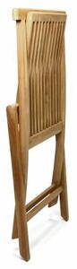 Składane krzesło z drewna tekowego