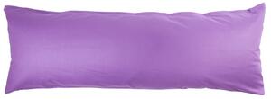 Poszewka na poduszkę relaksacyjna Mąż zastępczy, ciemnofioletowa, 55 x 180 cm, 55 x 180 cm