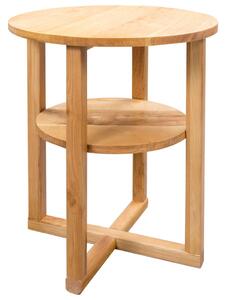 Stolik boczny, 40 x 50 cm, lite drewno dębowe