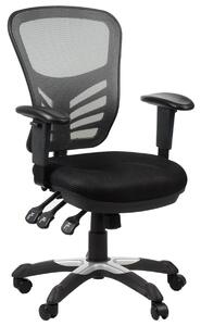 Fotel biurowy HG-0001 szary STEMA