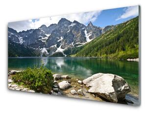 Obraz Szklany Jezioro Góry Krajobraz
