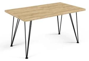 Stół Tulip z litego drewna 140x80 lub na wymiar loftowy salonu jadalni