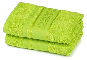 Bamboo Premium ręczniki zielony, 50 x 100 cm, 2 szt