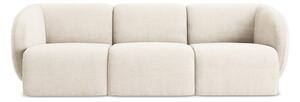 Beżowa sofa z tkaniny szenilowej 244 cm Lani – Makamii