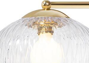 Stylowa lampa ścienna VENUS 21051109 kinkiet szklany przezroczysty - przezroczysty