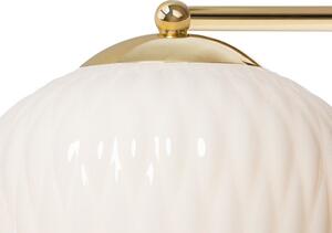 Sypialniany kinkiet VENUS 21050101 szklana lampa przyścienna biała - biały