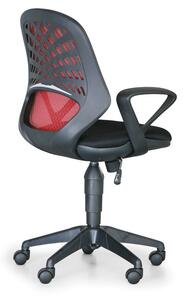Krzesło biurowe FLER 1+1 GRATIS, czerwony