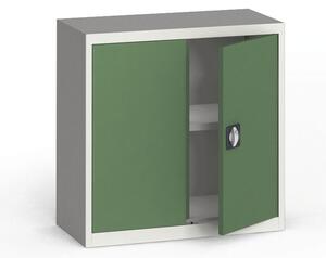 Kovona Szafa metalowa, 800 x 800 x 400 mm, 1 półka, szara/zielona