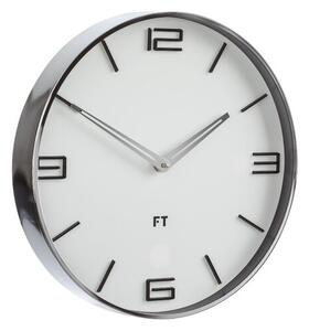 Future Time FT3010WH Flat white Designerski zegar ścienny, śr. 30 cm